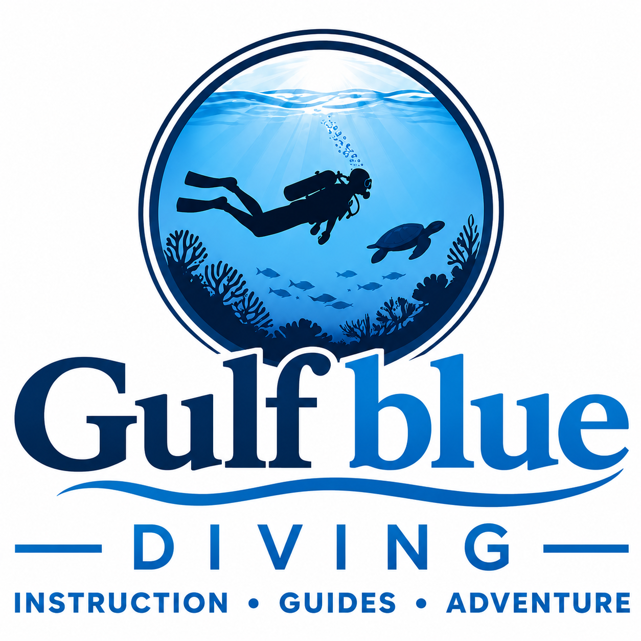 Gulf Blue Diving logo